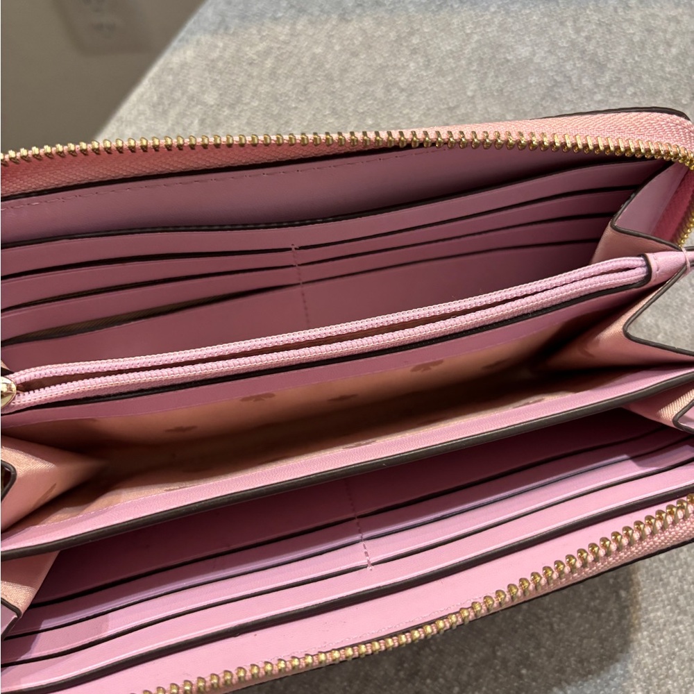 Kate Spade Rose Glitter Wallet - Picture 7 of 13